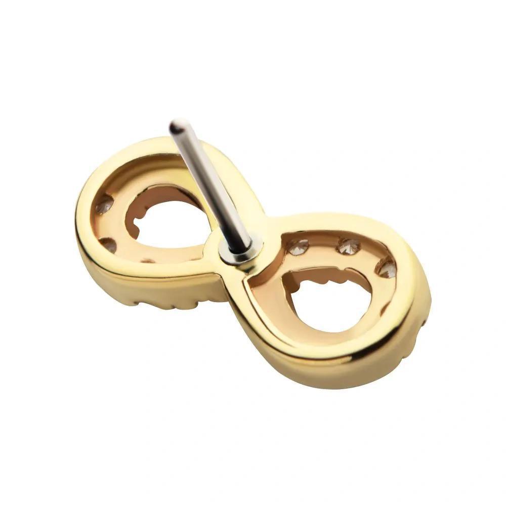 Invictus | 14k gold | Infinity | CZ