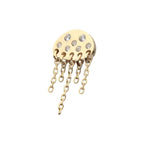 Invictus | 14k gold | Jellyfish with Chains | CZ