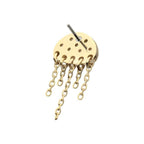 Invictus | 14k gold | Jellyfish with Chains | CZ
