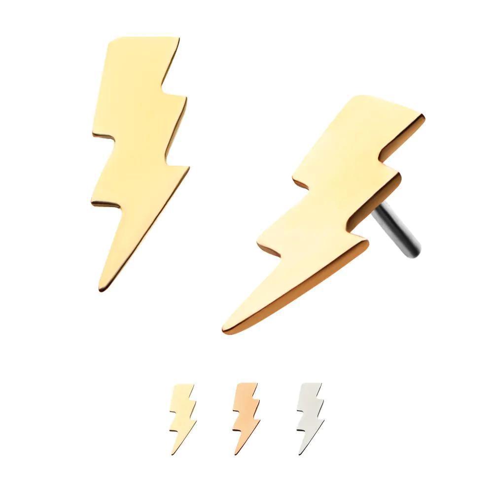Invictus | 14k gold | Lightning Bolt