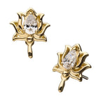 Invictus | 14k gold | Lotus | CZ