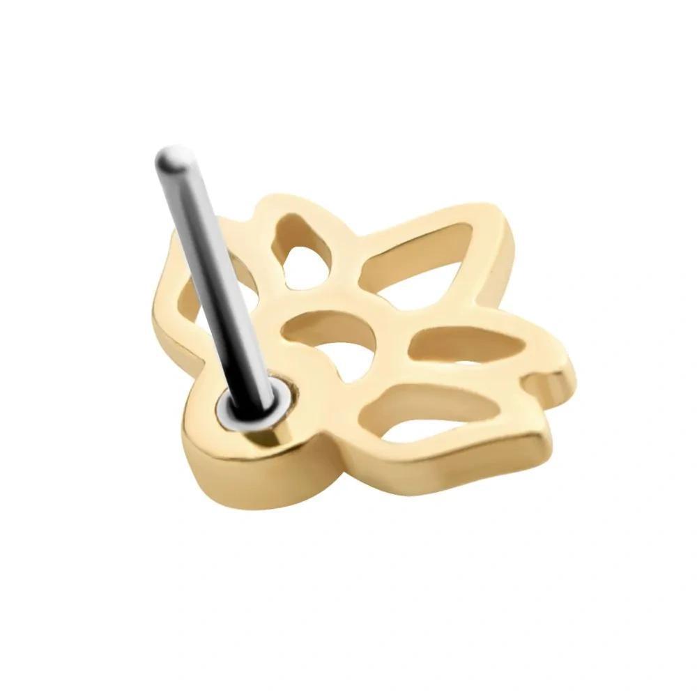 Invictus | 14k gold | Lotus | Synthetic White Opal