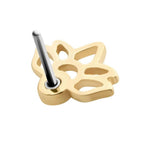 Invictus | 14k gold | Lotus | Synthetic White Opal