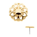 Invictus | 14k gold | Mandala Flower