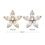 Invictus | 14k gold | Marquise Flower | CZ