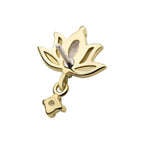 Invictus | 14k gold | Marquise Lotus | CZ