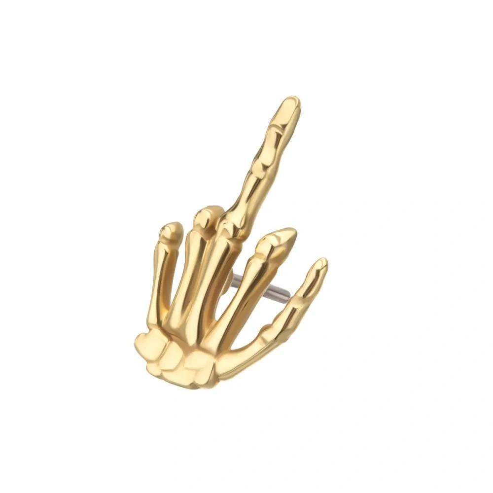 Invictus | 14k gold | Middle Finger