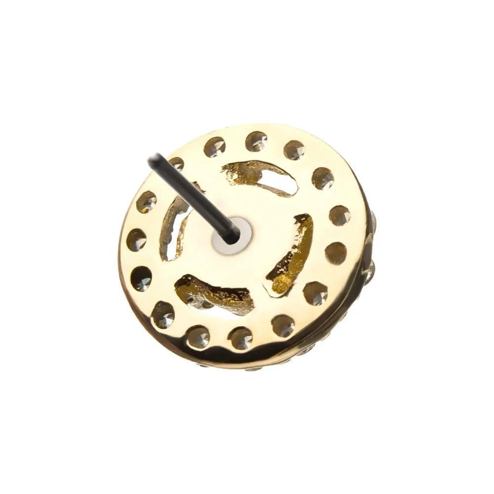 Invictus | 14k gold | Multi Prong Circle | CZ