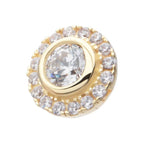 Invictus | 14k gold | Multigem Halo | CZ