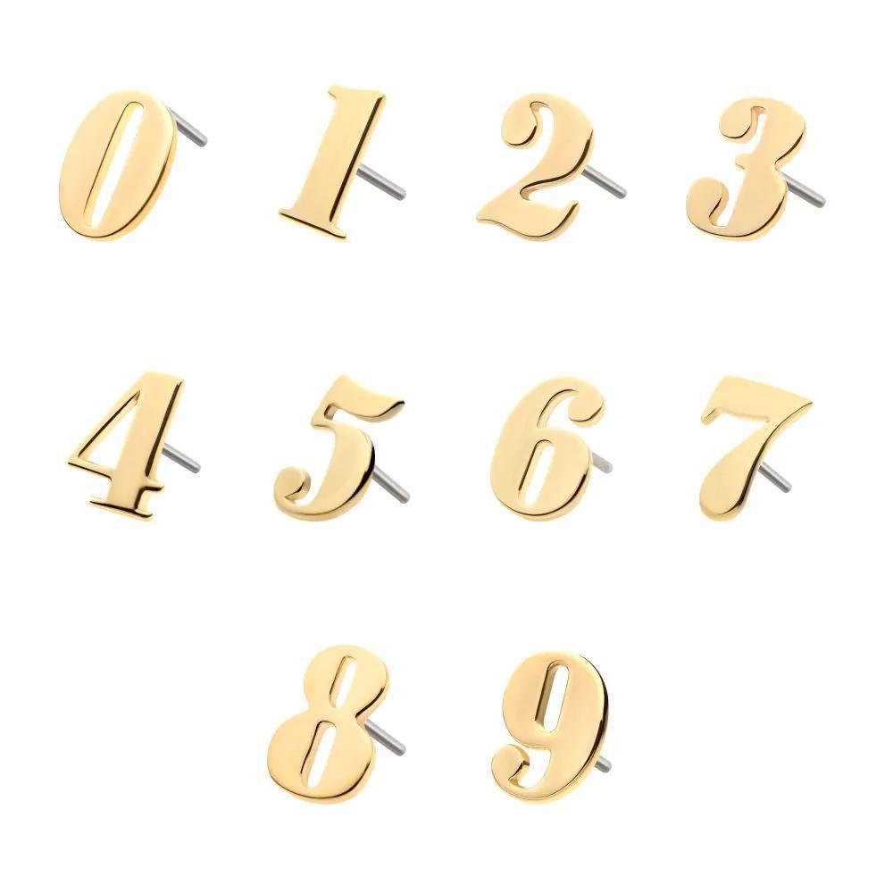 Invictus | 14k gold | Numbers