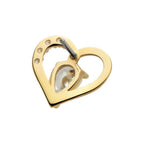 Invictus | 14k gold | Open Heart with Teardrop | CZ