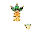 Invictus | 14k gold | Oval and Marquise Pineapple | CZ