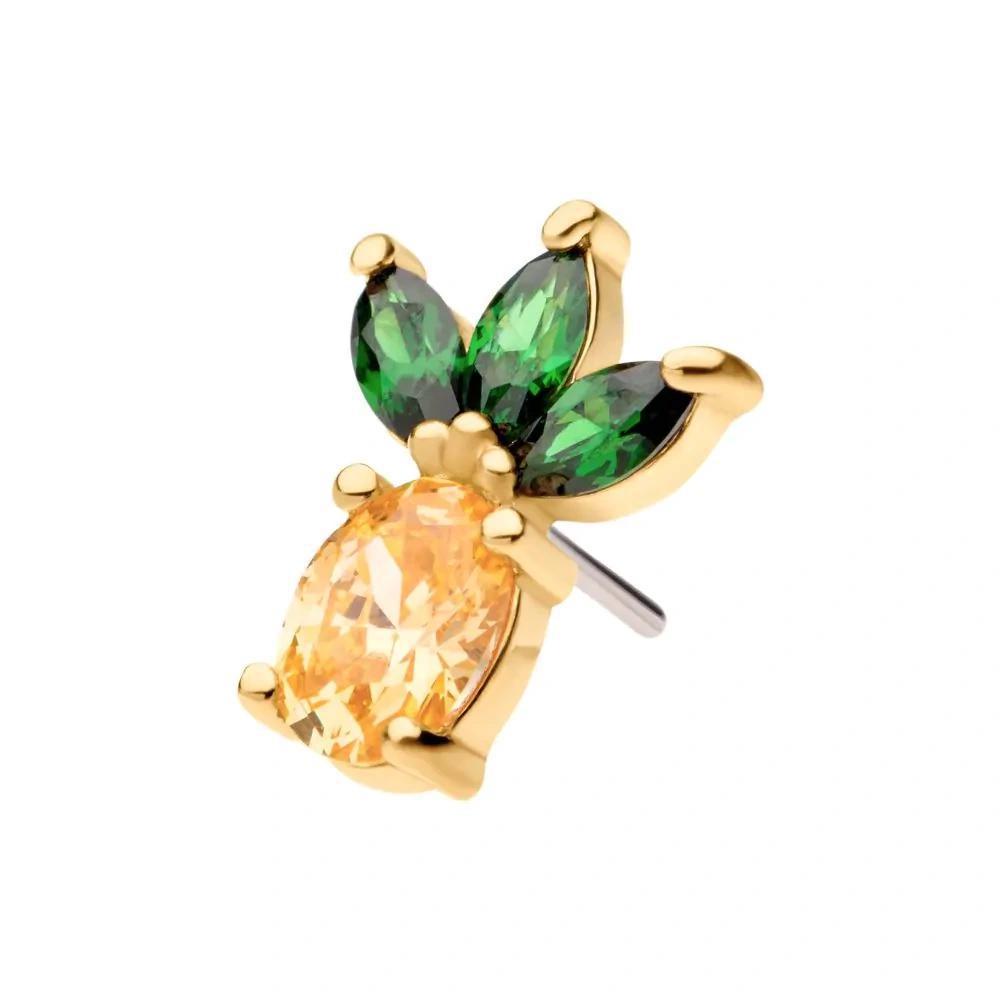 Invictus | 14k gold | Oval and Marquise Pineapple | CZ