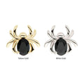 Invictus | 14k gold | Oval Spider | Black CZ