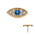 Invictus | 14k gold | Pave Evil Eye | CZ