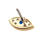 Invictus | 14k gold | Pave Evil Eye | CZ