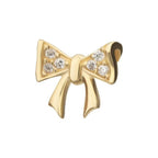 Invictus | 14k gold | Pave Set Bow | CZ
