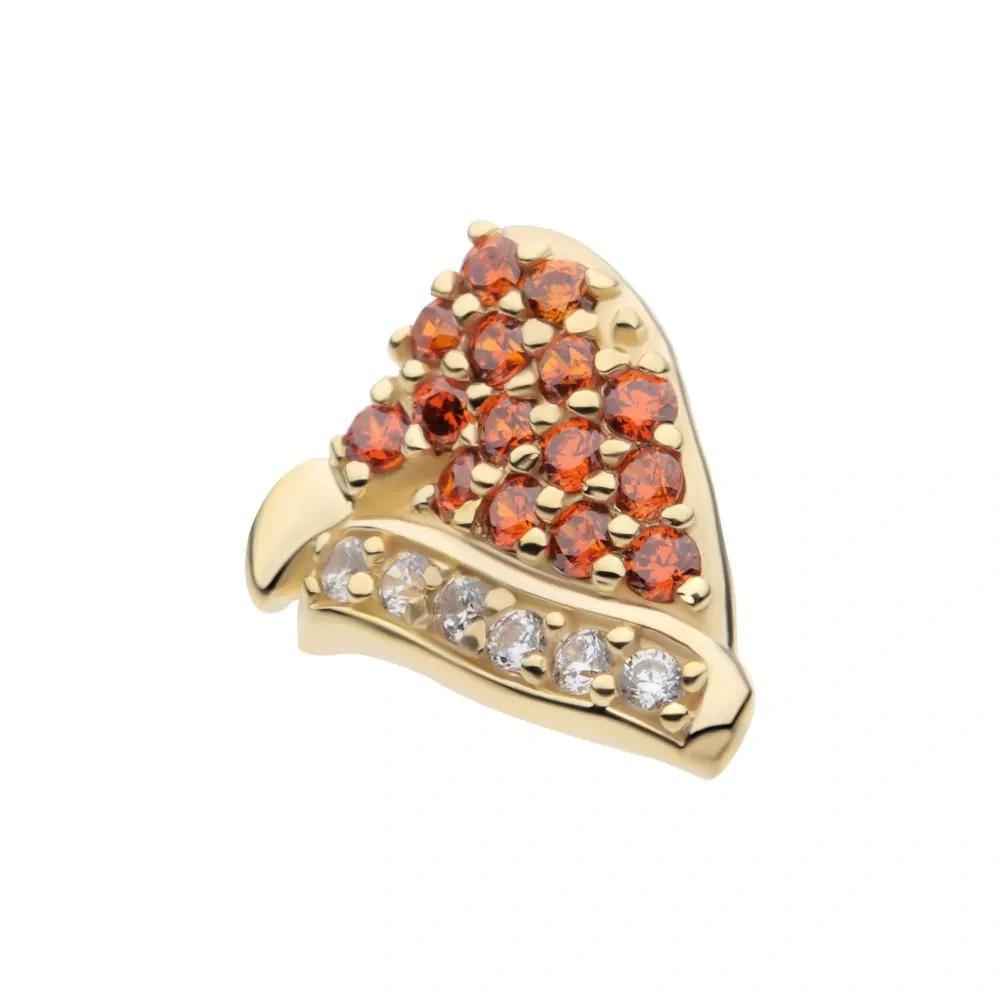 Invictus | 14k gold | Pave Set Santa Hat | CZ