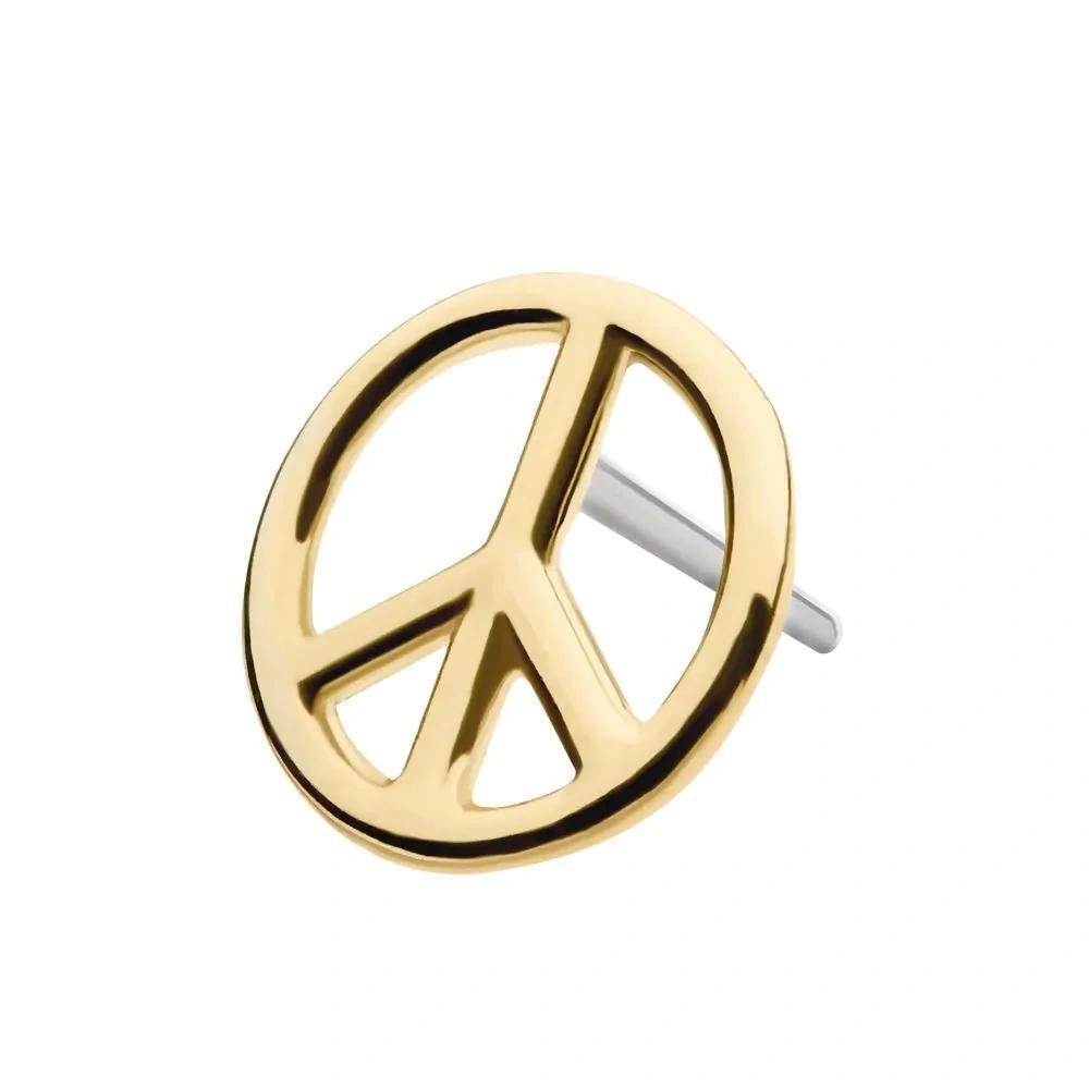 Invictus | 14k gold | Peace Sign
