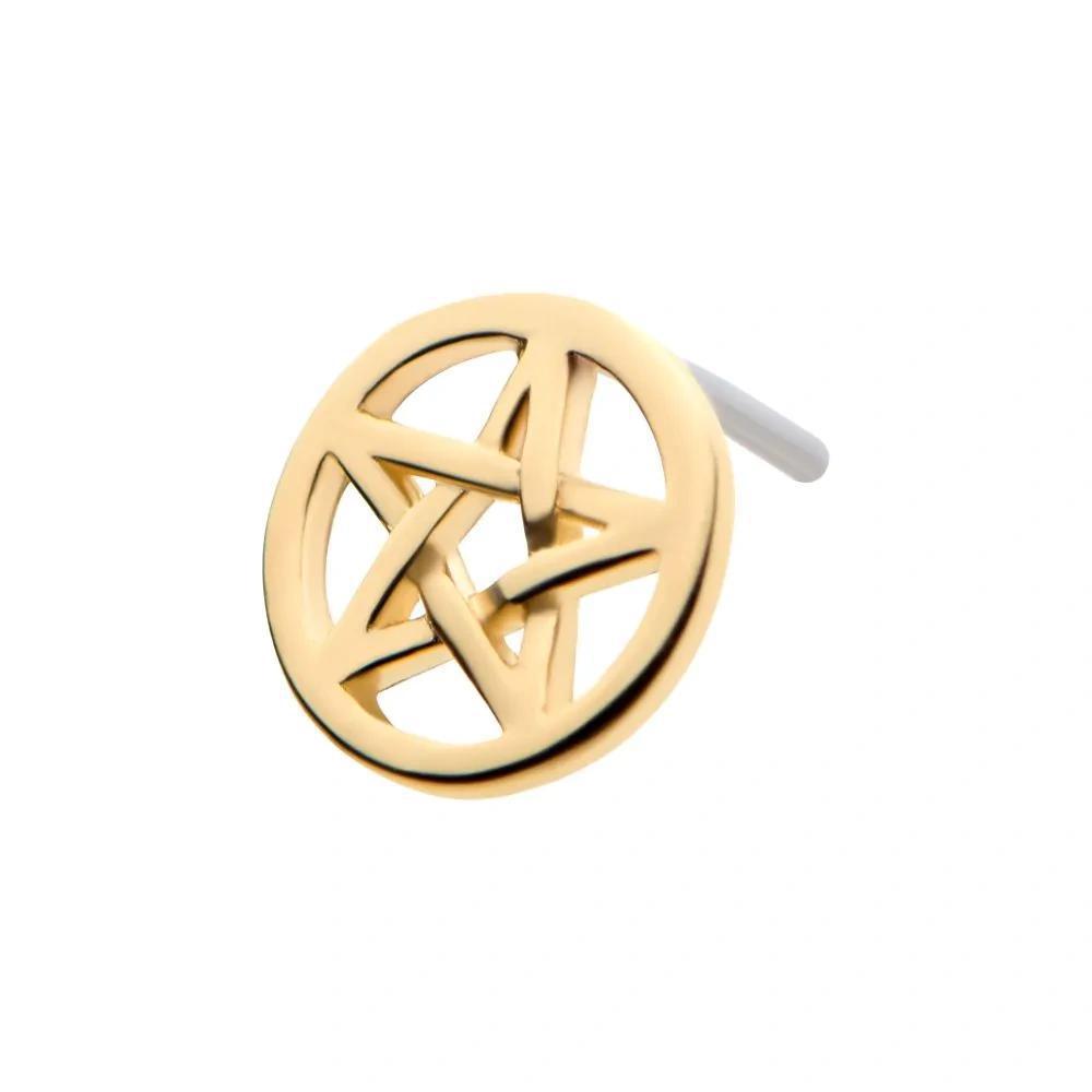 Invictus | 14k gold | Pentagram