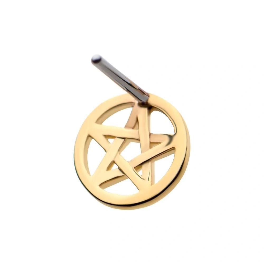 Invictus | 14k gold | Pentagram