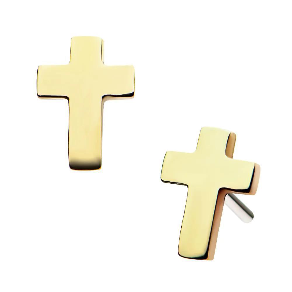 Invictus | 14k gold | Plain Cross