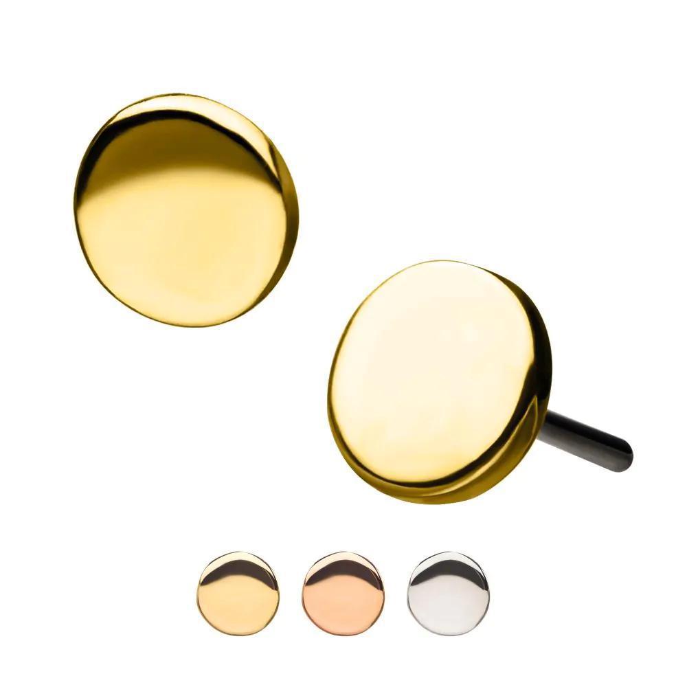 Invictus | 14k gold | Plain Disk