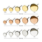 Invictus | 14k gold | Plain Disk
