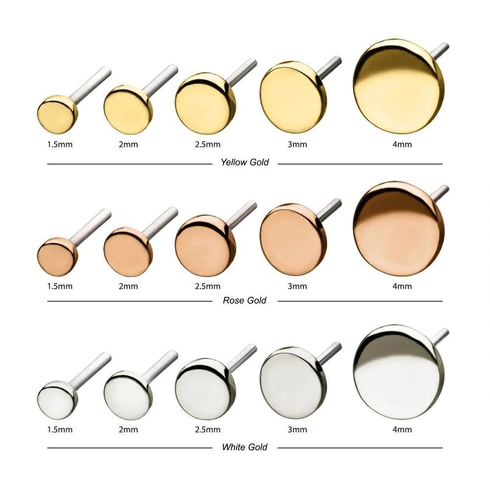 Invictus | 14k gold | Plain Disk