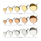 Invictus | 14k gold | Plain Disk