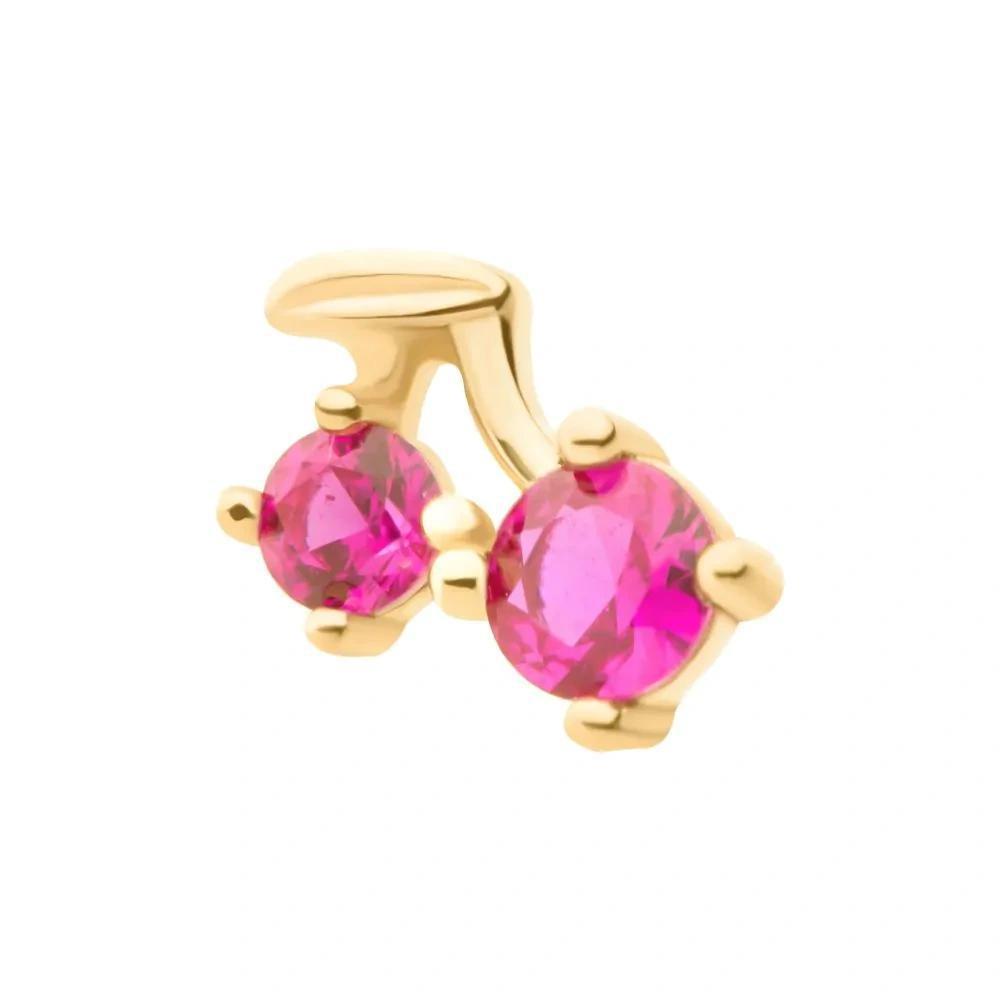 Invictus | 14k gold | Prong Set Cherries | CZ