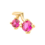 Invictus | 14k gold | Prong Set Cherries | CZ
