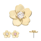 Invictus | 14k gold | Prong Set Cherry Blossom | CZ