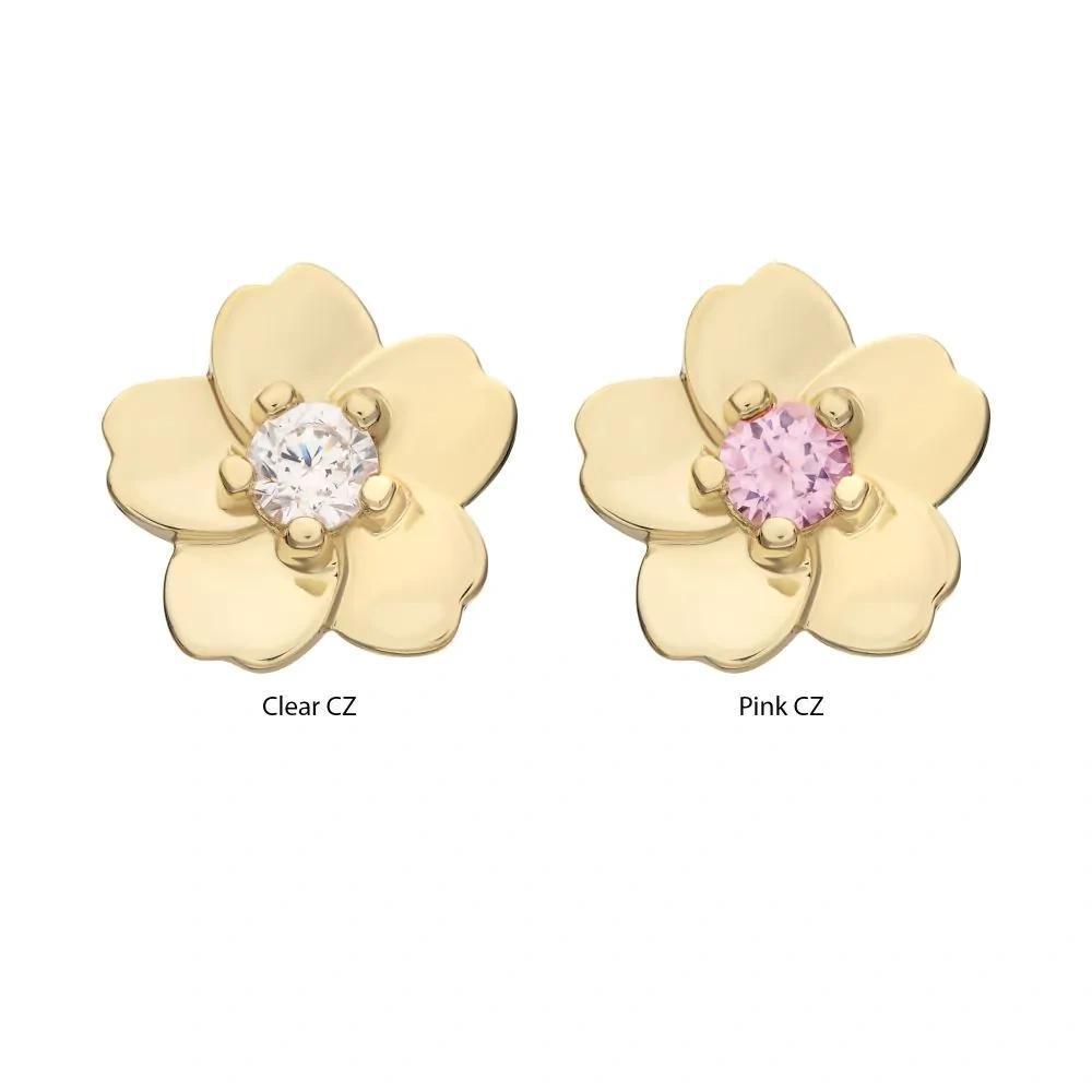 Invictus | 14k gold | Prong Set Cherry Blossom | CZ