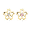 Invictus | 14k gold | Prong Set Cut Out Cherry Blossom | CZ