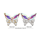 Invictus | 14k gold | Prong Set Marquise Butterfly | AB CZ