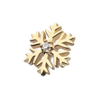 Invictus | 14k gold | Prong Set Snowflake | CZ