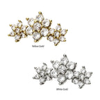 Invictus | 14k gold | Prong Set Tri-flower | SCZ