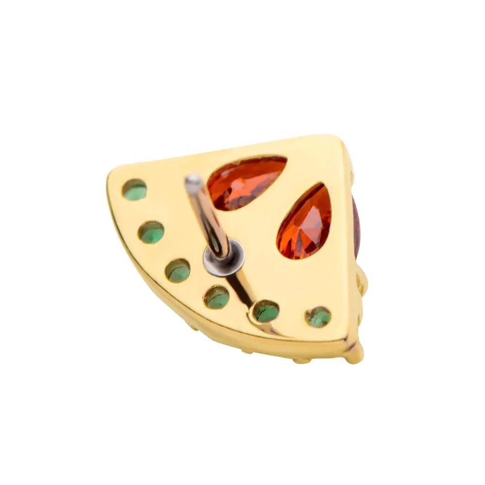 Invictus | 14k gold | Prong Set Watermelon | CZ