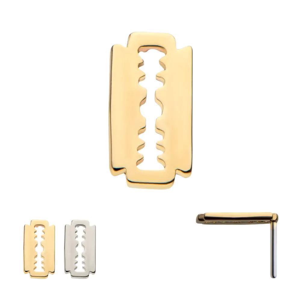 Invictus | 14k gold | Razor Blade