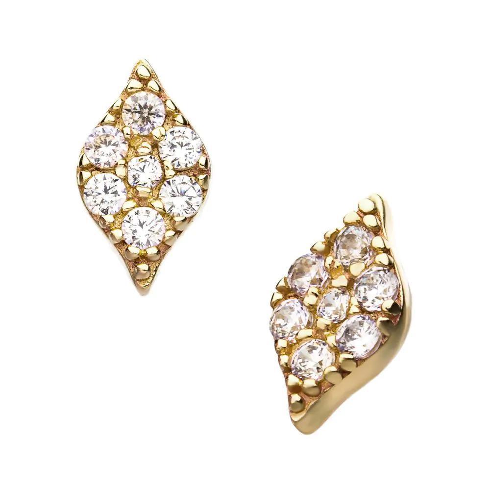 Invictus | 14k gold | Rhombus Shape | CZ