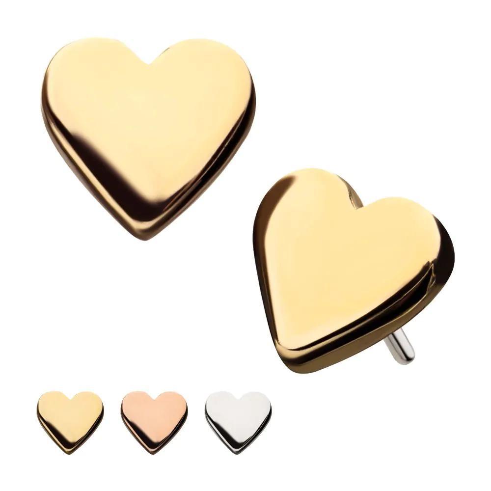 Invictus | 14k gold | Simple Heart