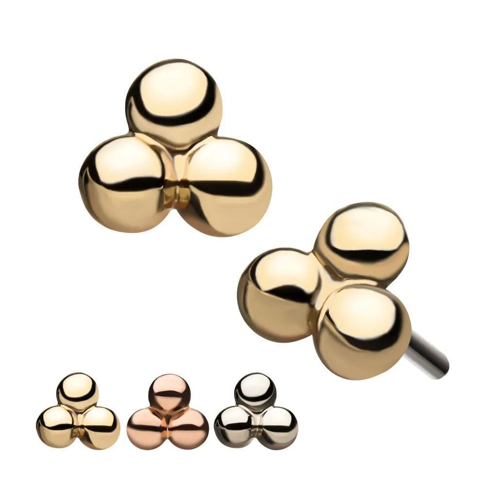 Invictus | 14k gold | Small Trinity Ball