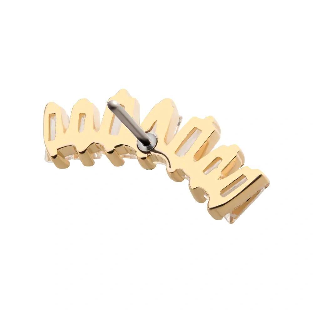 Invictus | 14k gold | Tapered Baguette Cluster | CZ
