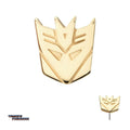 Invictus | 14k gold | Transformers Decepticon Logo