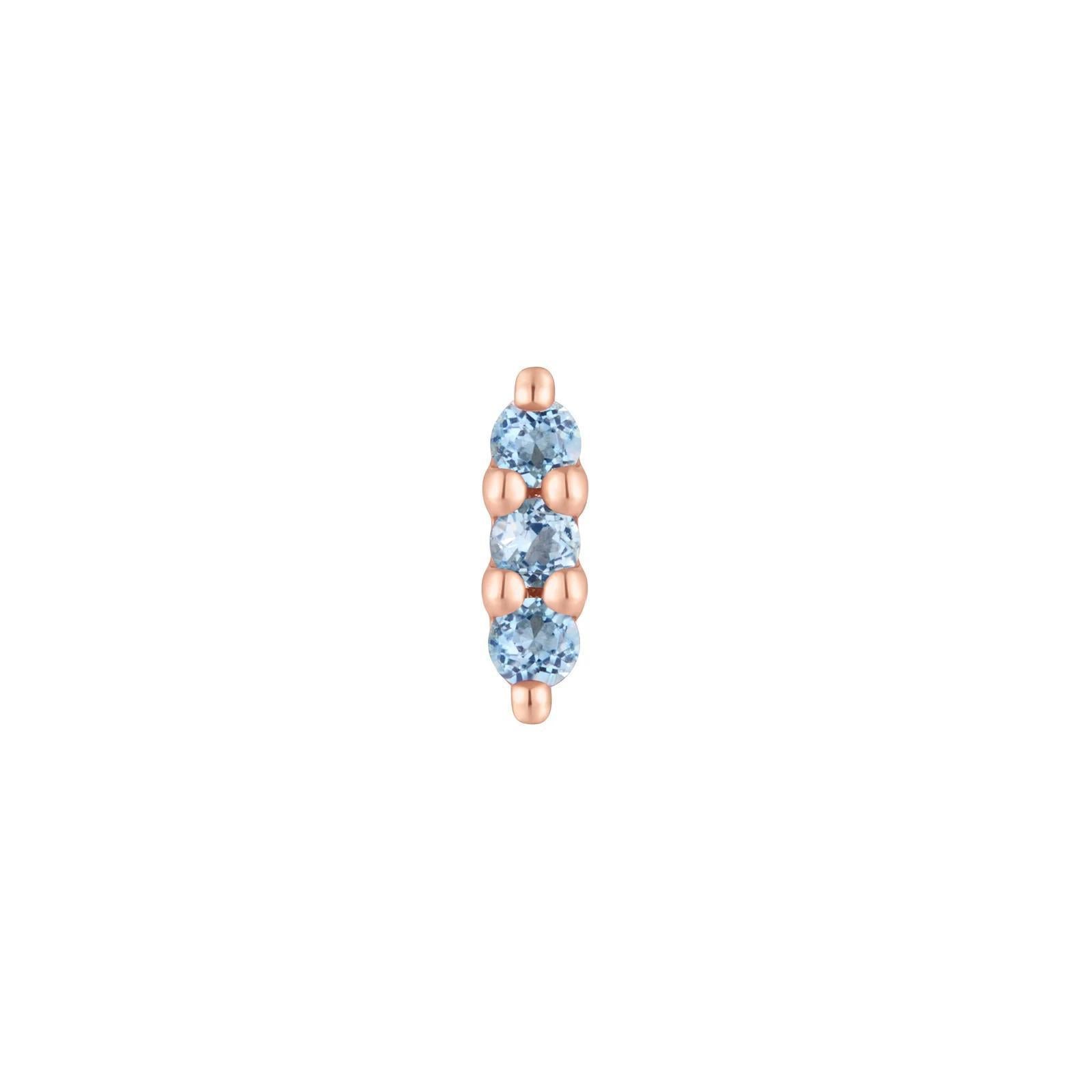 Buddha | 14k gold | Mishka 3 | London Blue Topaz