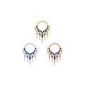 Buddha | 14k Gold | Anais Clicker | Lab-Grown Blue Sapphire