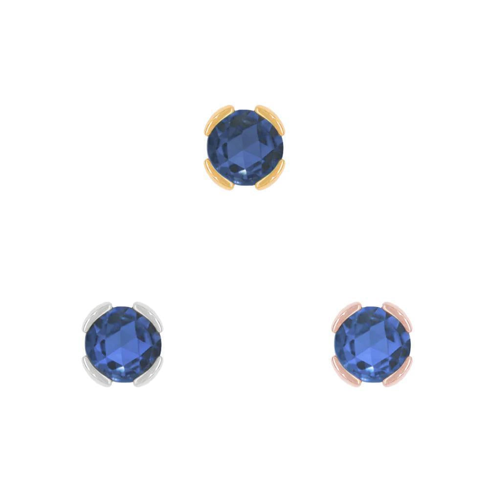 Buddha | 14k gold | Peekaboo | London Blue Topaz