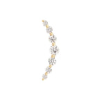 Buddha | 14k gold | Everlasting | Clear CZ