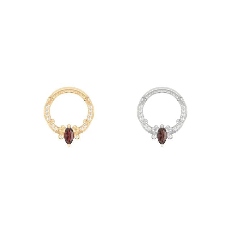 Buddha | 14k gold | Coterie | Garnet